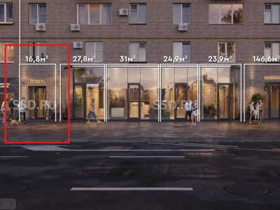 Ленинский пр-т, 62 / 16,8 м2 / Аренда торгового помещения