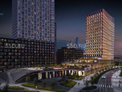 г. Москва, ЗАО, Заречная, вл 6/1 /  498,6 м² / Продажа помещения под супермаркет в МФК Эйлер