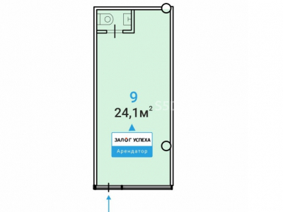 г .Москва, ул. 1-я Hoвокузьминcкaя 21к.2 / 24.1 кв.м./ Продажа арендного бизнеса.