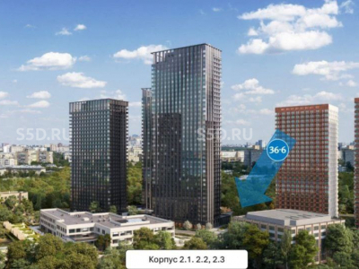 ЖК Moments, корпус 2.2 - 41,2 кв. м. - Продажа / Торговое помещение / ГАБ / Аптека 36.6