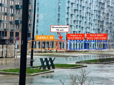 г. Москва, ЖК Остафьево, ул. Любучанская улица, 1 / Аренда / Помещение свободного назначения / 71 кв.м.