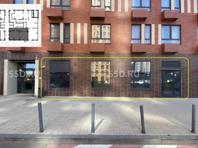 Большая Очаковская улица, 2 корпус 1.3 - 98,7 кв. м. /  Аренда торгового помещения