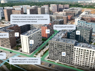 Москва, НАО, район Внуково,  ул.Аэростатная, 15к9  пом.10Н (ЖК Новое Внуково)/116,8м2/Продажа помещения свободного назначения