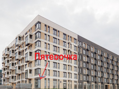 ​Боровское шоссе, 62 к3​жилой комплекс Квартал Западный, к1 - 396,7 кв. м. - Продажа / Готовый арендный бизнес / Пятерочка
