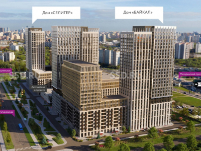 г. Москва, ул. Озёрная, вл. 42, дом Байкал/ ЖК Страна. Озерная/ 169,7 кв.м./ продажа ПСН в новостройке