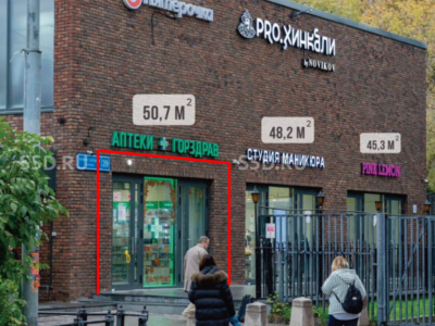 Москва, ул. Новокузнецкая, 39 / 50.7 м2 / Аренда торгового помещения