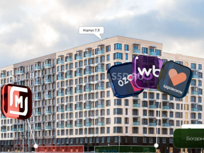 ЖК Богдановский лес, корпус 7.3 - 153,3 кв. м. - Продажа / ГАБ / Wildberries / Ozon / Здравсити