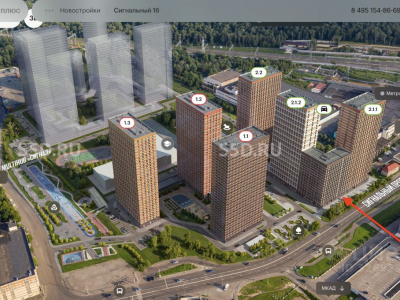 ЖК Сигнальный 16 - 87.8 кв.м/ продажа ПСН