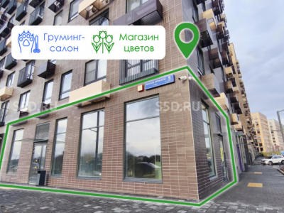 г. Москва, пос. Филимонковское, ЖК «Середневский Лес», к. 4.1/ 124,5 м2 / Помещение с арендаторами: Груминг салон и магазин цветы