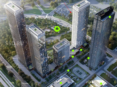 UPSIDE TOWERS/ Огородный проезд 4/7 к2- башня Атлас / Продажа /под Медицинский центр