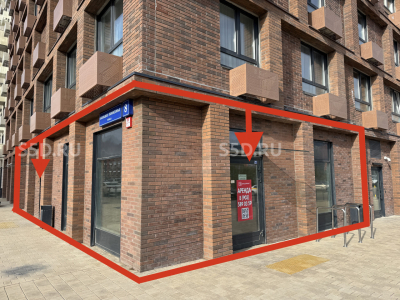 ул. Большое Понизовье д.8 / ЖК Саларьево парк, к. 56.2 - 100 кв. м. - Продажа Торгового помещения / 1 этаж