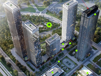 UPSIDE TOWERS, Огородный проезд 4/2 башня Эльбрус - 1 080,7 кв.м/ Продажа помещения под Ресторан