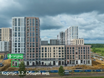 Мо, г. Химки, ЖК 1-й Химкинский к. 1.2 - 46.6 кв.м / Продажа ГАБ / аптека Горздрав