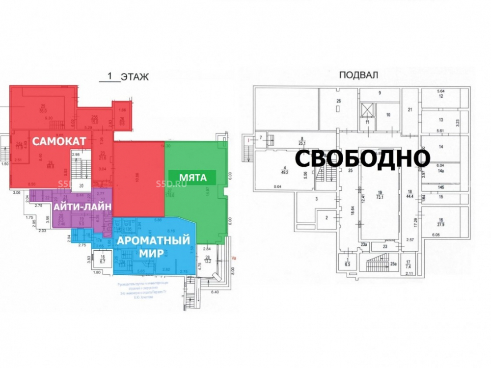 планировка помещения