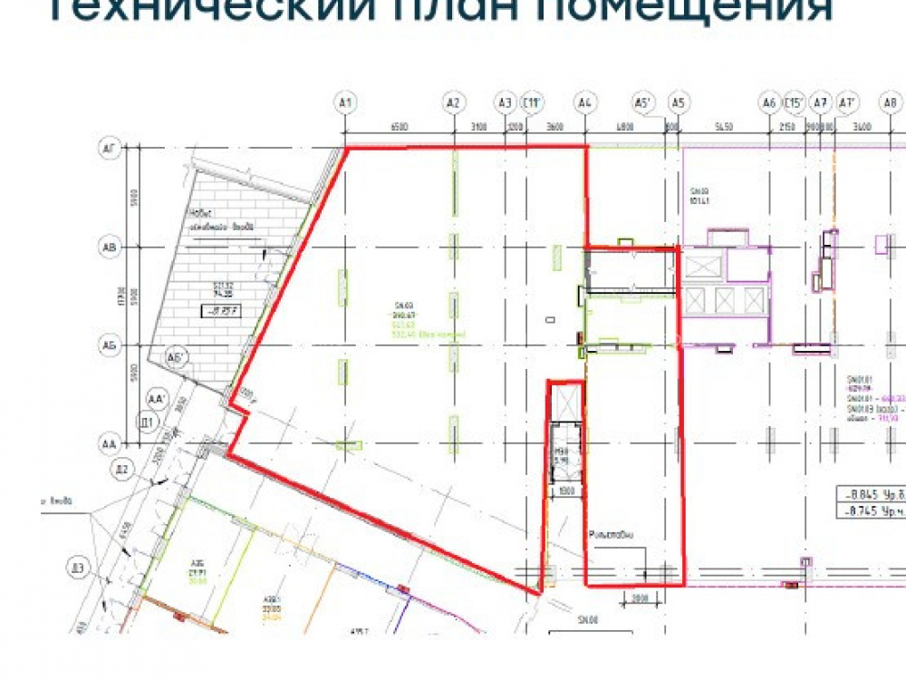 планировка помещения
