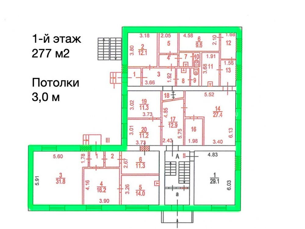 планировка помещения