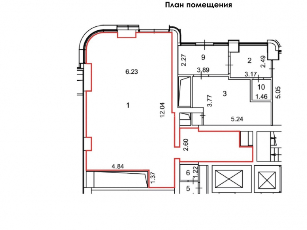 планировка помещения
