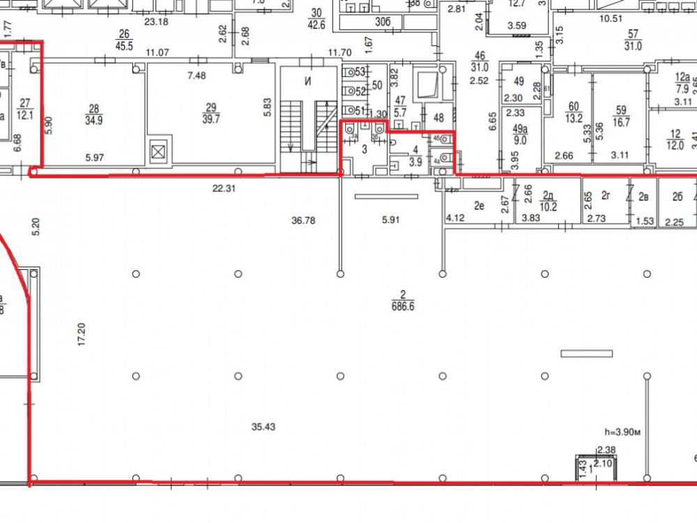 планировка помещения