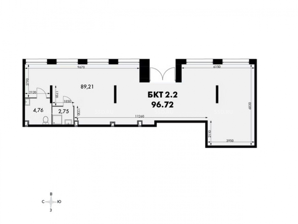 планировка помещения