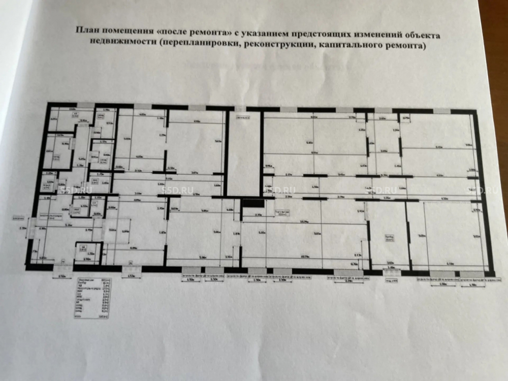 планировка помещения