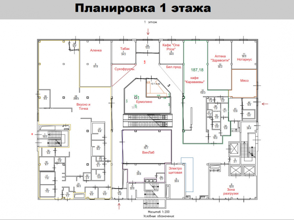планировка помещения