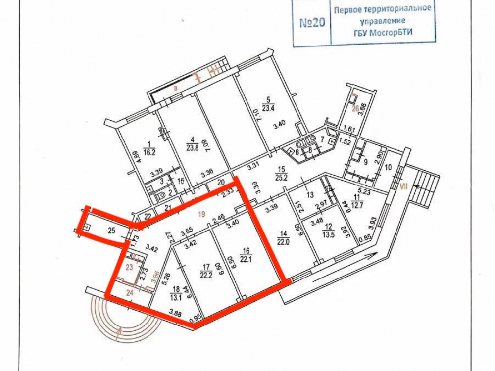 планировка помещения