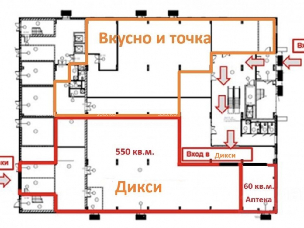 планировка помещения