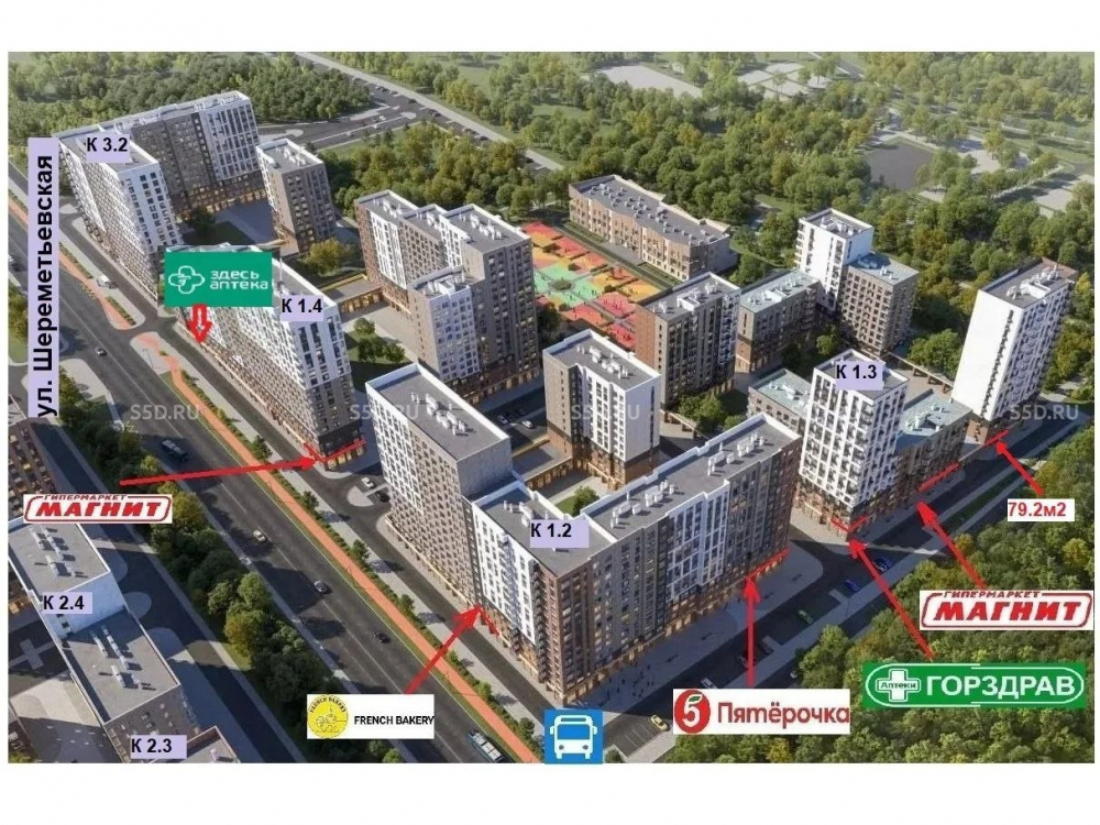 планировка помещения