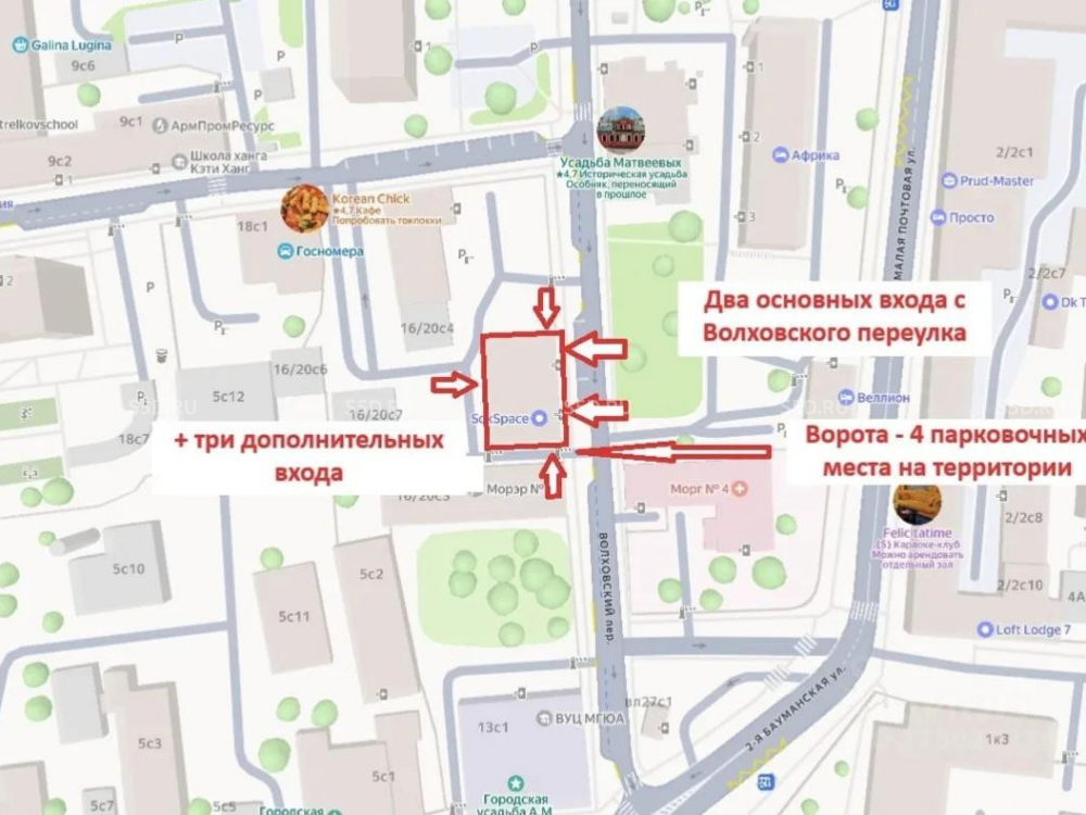 планировка помещения