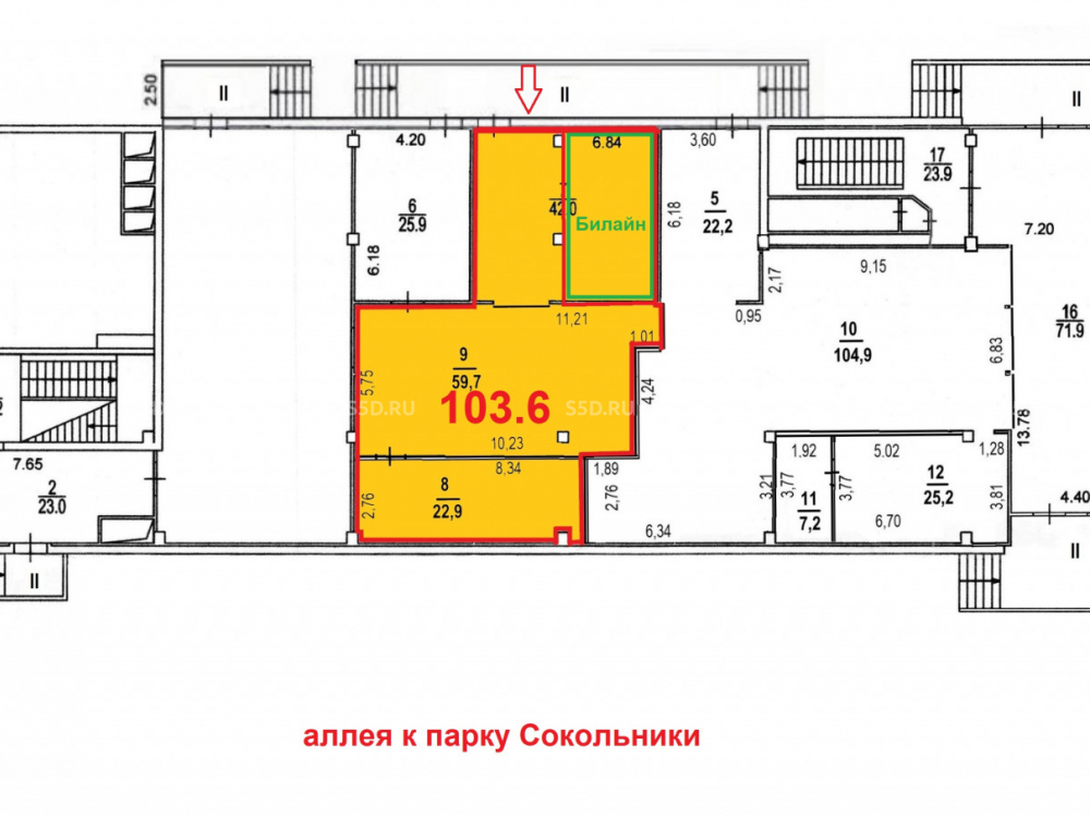 планировка помещения